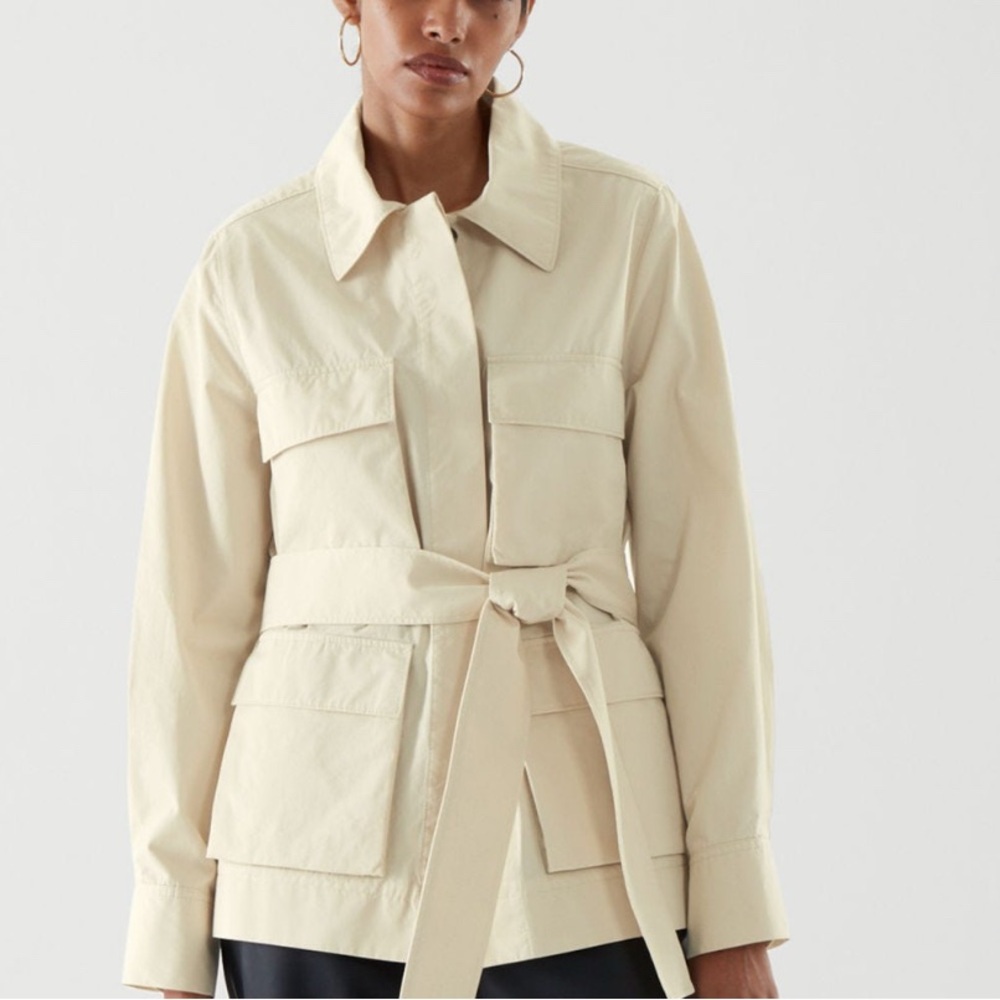 COS Women's Beige Utility Jacket